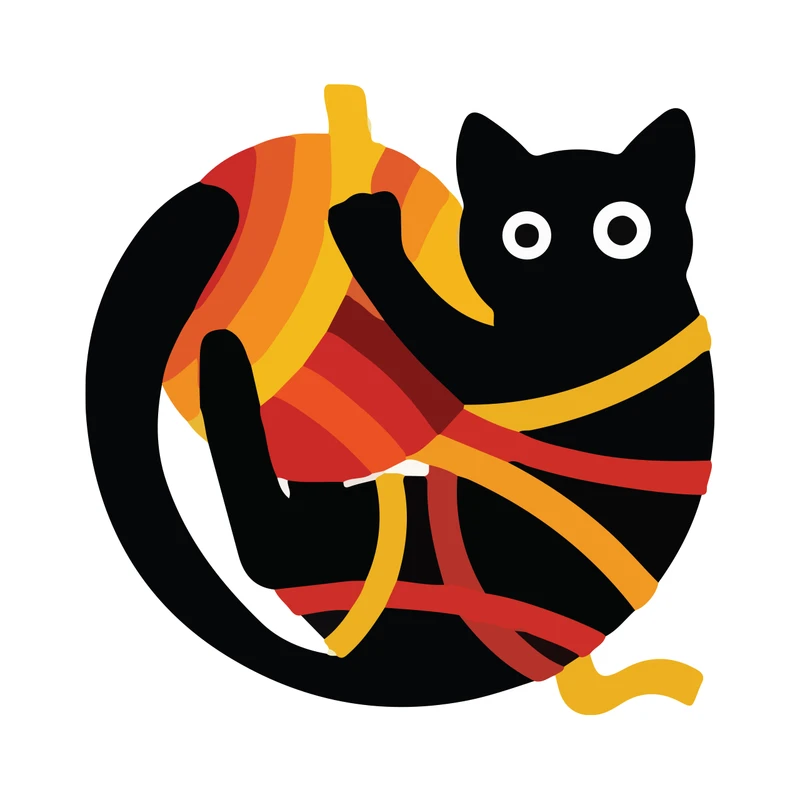 برچسب لپ تاپ پویا مارکت طرح گربه بازیگوش کد 775