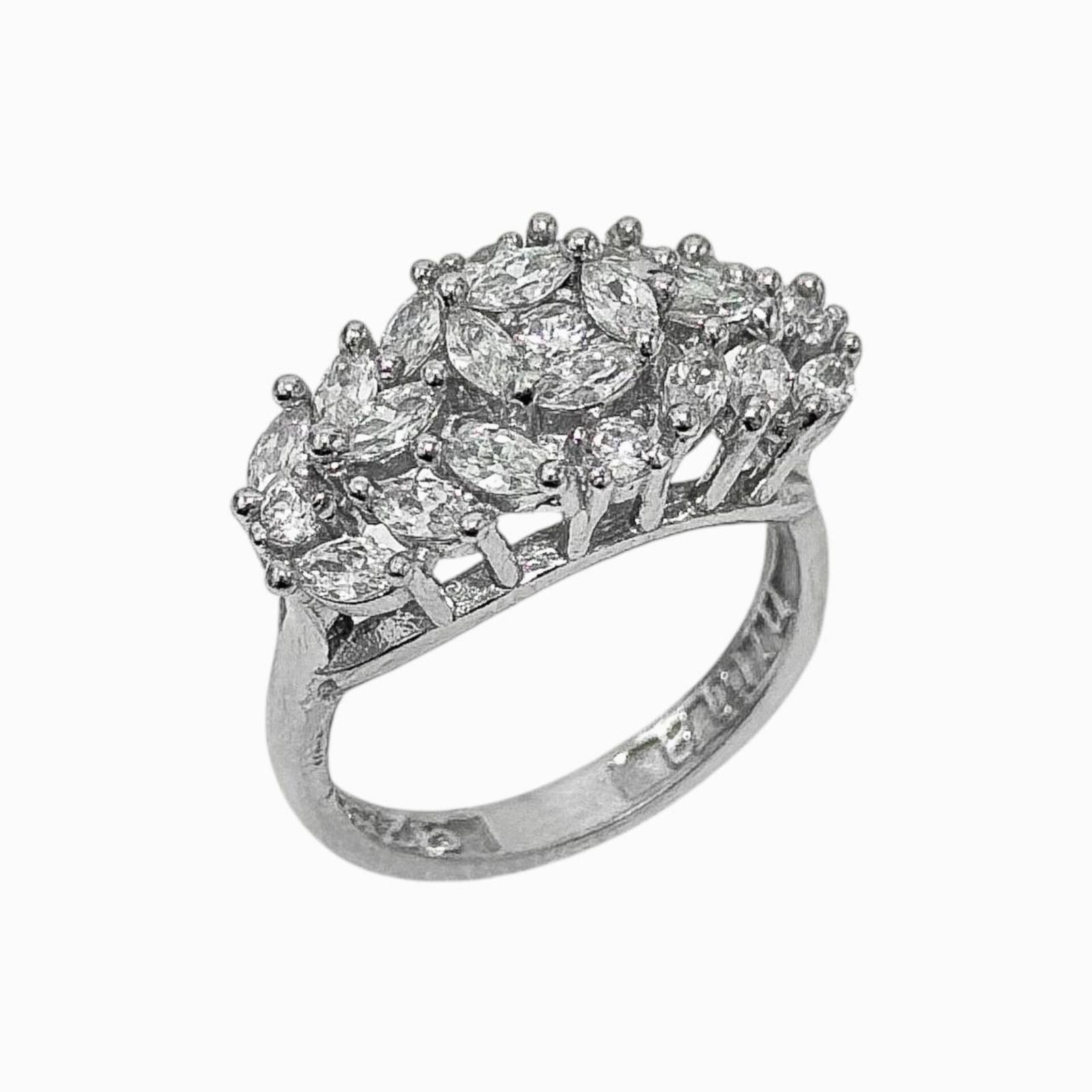 انگشتر نقره زنانه مدل فلاور 136 - - 1