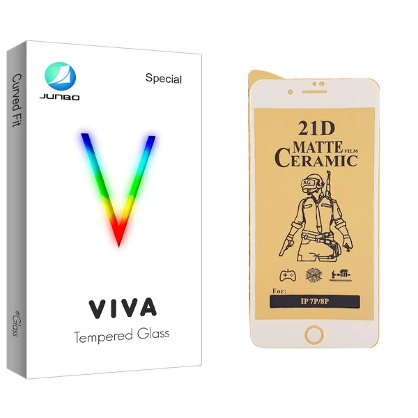 محافظ صفحه نمایش سرامیکی جانبو مدل Viva Glass مناسب برای گوشی موبایل اپل iPhone 7 Plus