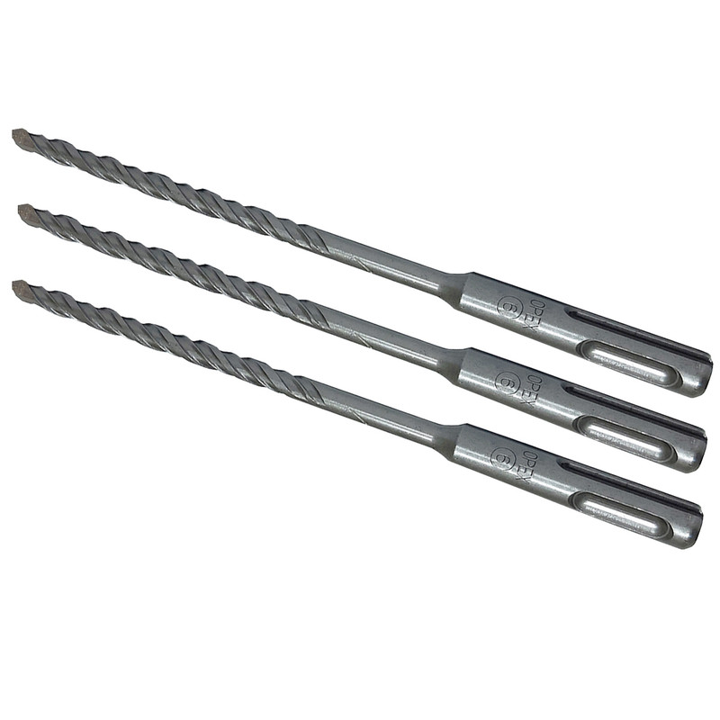 مته چهار شیار اپکس مدل AT - 0066x160 سایز 6 میلی متر مجموعه سه عددی 