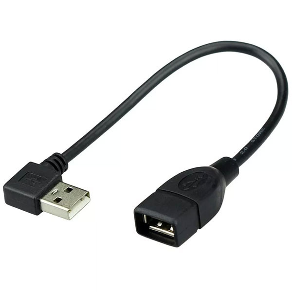 کابل افزایش طول USB2.0 مدل Degree90 Right طول 0.3 متر