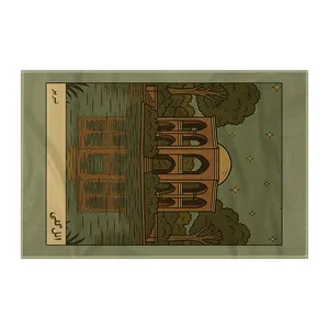 کاغذ کادو ترمه طراحان ایده مدل کارت ائل گلی تبریز کد map1500 سایز 57x37 سانتی متر