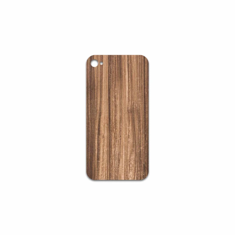 برچسب پوششی ماهوت مدل Light Walnut Wood مناسب برای گوشی موبایل اپل iPhone 4s