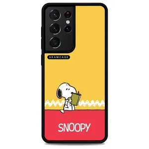 AKAM AMC-WSGS21U-SNOOPY-21 Cover For Samsung Galaxy S21 Ultra