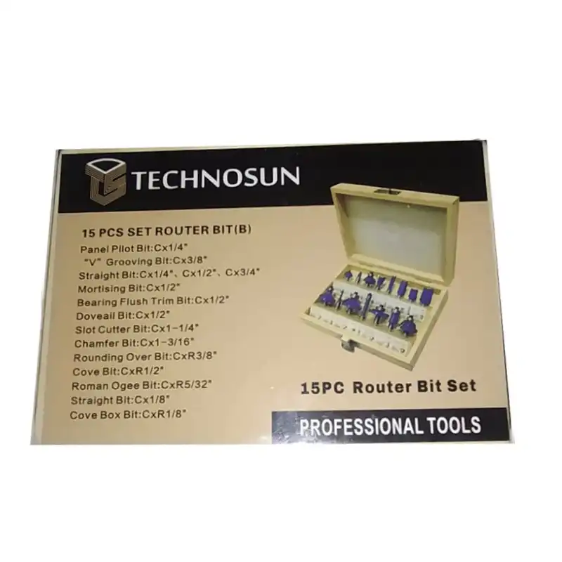 تیغ اورفرز تکنوسان  کد 015 مجموعه 15 عددی