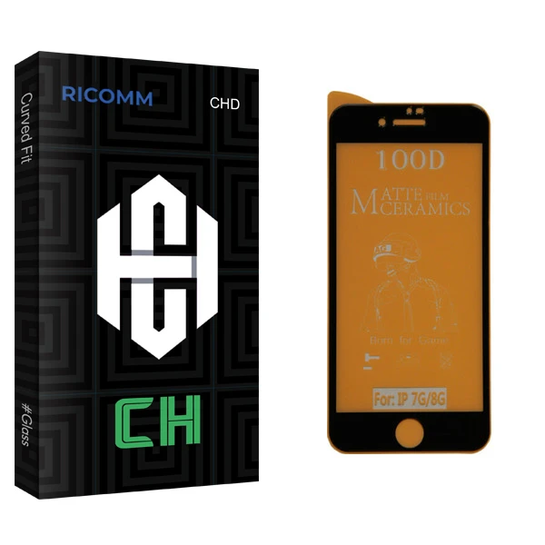 محافظ صفحه نمایش مات ریکام مدل CH glass مناسب برای گوشی موبایل اپل iphone 7/ 8