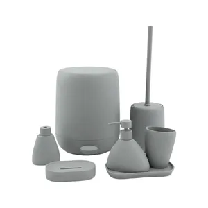 ست سرویس بهداشتی 7 تکه دلفین مدل NL-714-gr