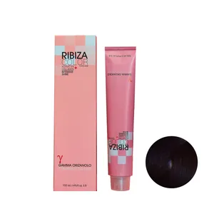 رنگ مو ریبیزا شماره 4.42 حجم 100 میلی لیتر رنگ قهوه ای فندقی