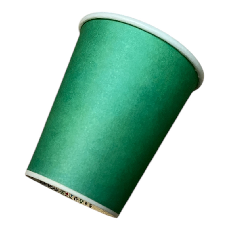 لیوان یکبار مصرف کاغذی مدل ساده بسته 100 عددی