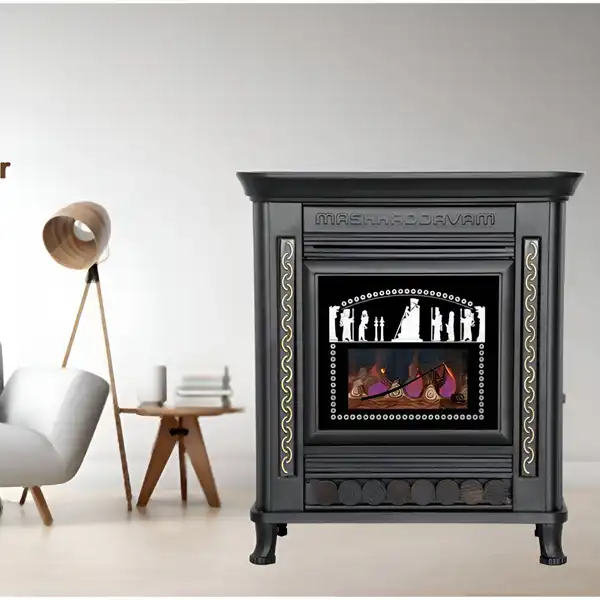 شومینه گازی مشهد دوام مدل 750 پایه دار MD28