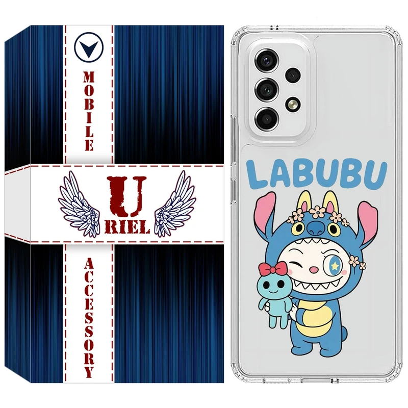 کاور یوریل مدل Clear کد 112 طرح لبوبو مناسب برای گوشی موبایل سامسونگ Galaxy A33