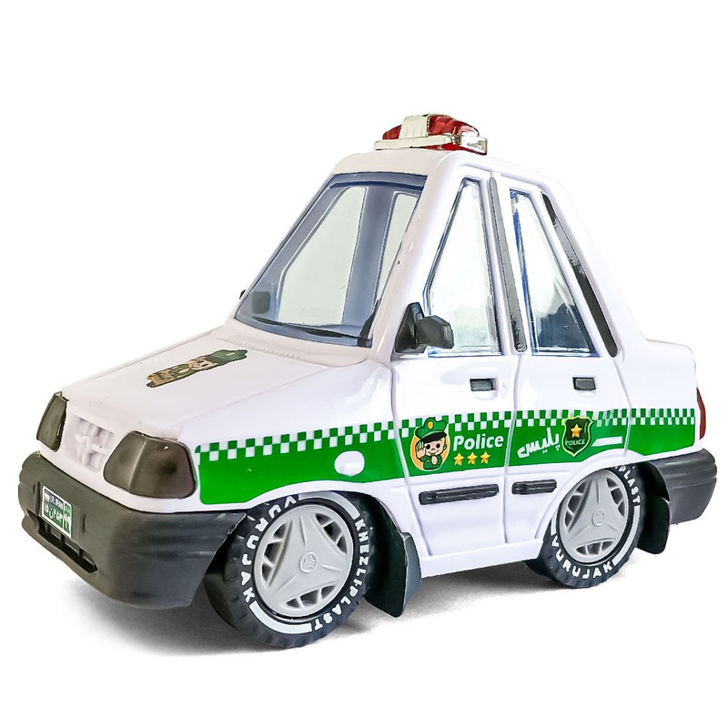 ماشین بازی مدل پراید پلیس وروجک