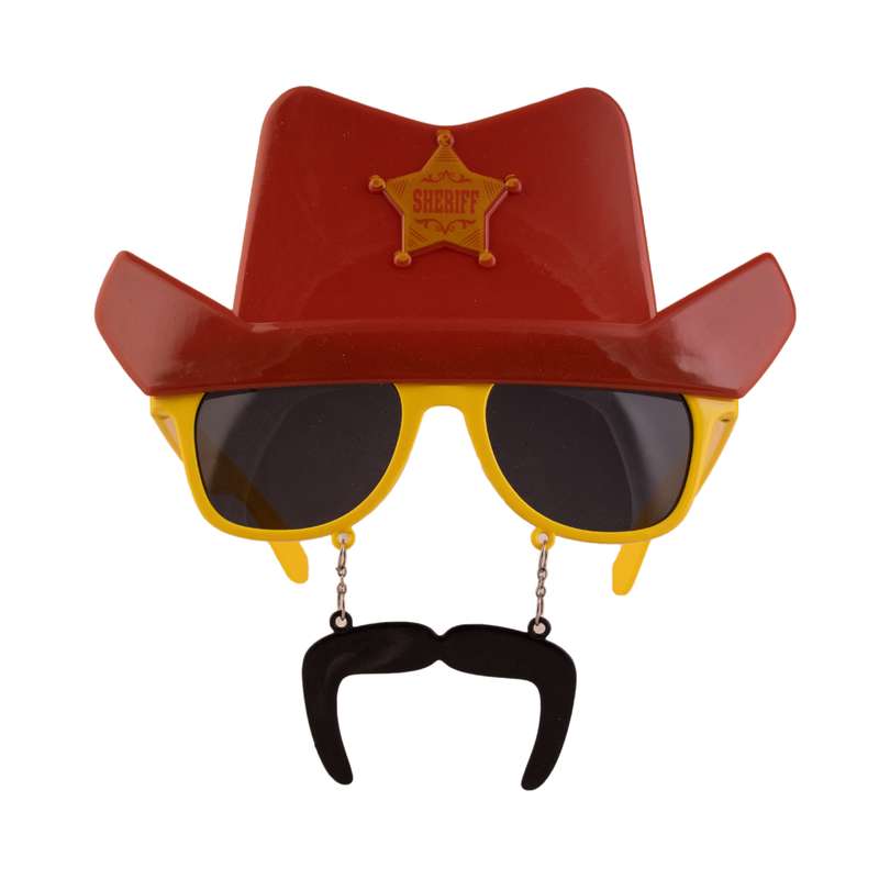 عینک مدل کلاه و سیبیل کد 05