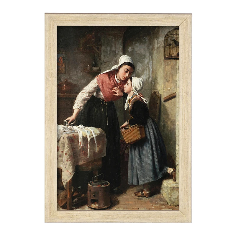 تابلو خندالو مدل نقاشی ماموریت اثر پیر ژان ادموند کستان کد F12368