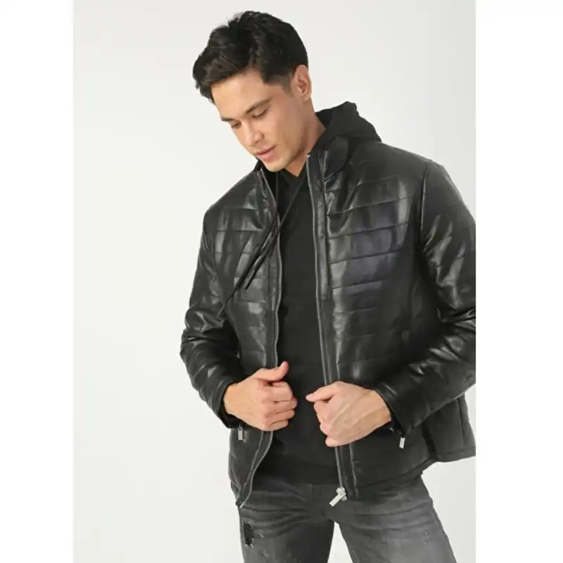 کت چرم مردانه مدل HOMER