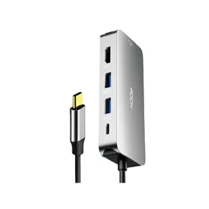 هاب 8 پورت USB-C راک مدل RCB0634