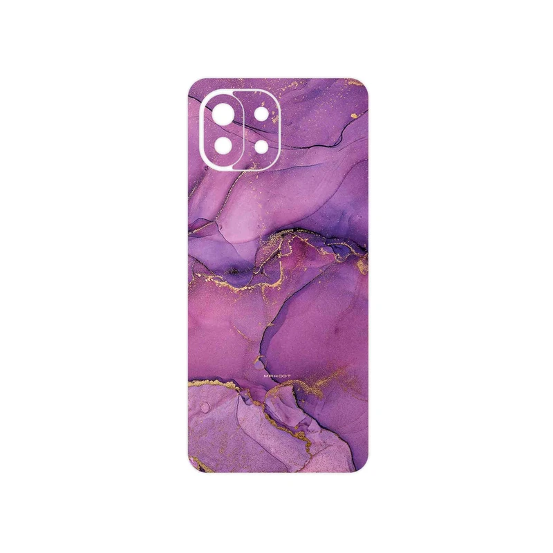 برچسب پوششی ماهوت مدل Purple Marble مناسب برای گوشی موبایل شیائومی 11 Lite 5G NE