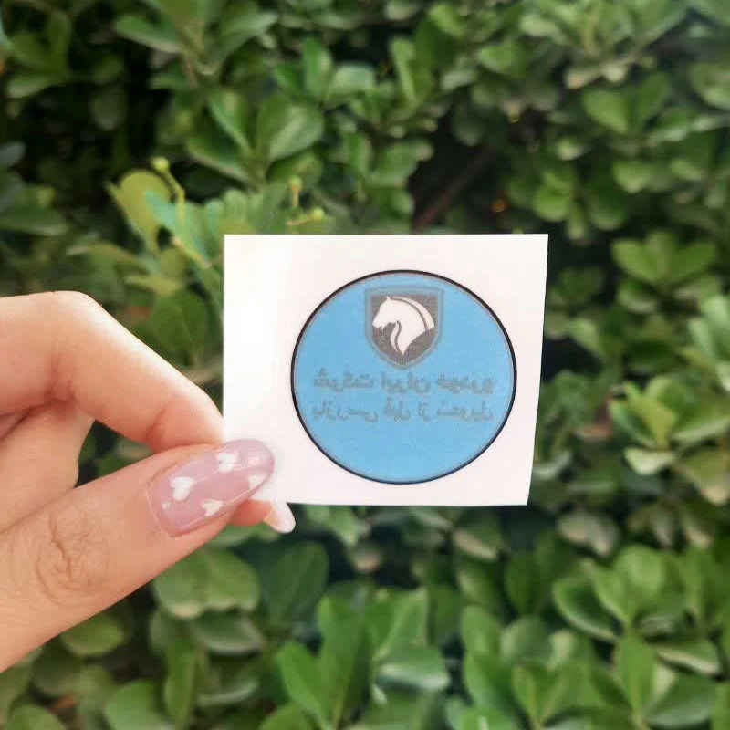 عکس شماره 5 : برچسب روی شیشه جلو خودرو چیکال مدل k-737-blu