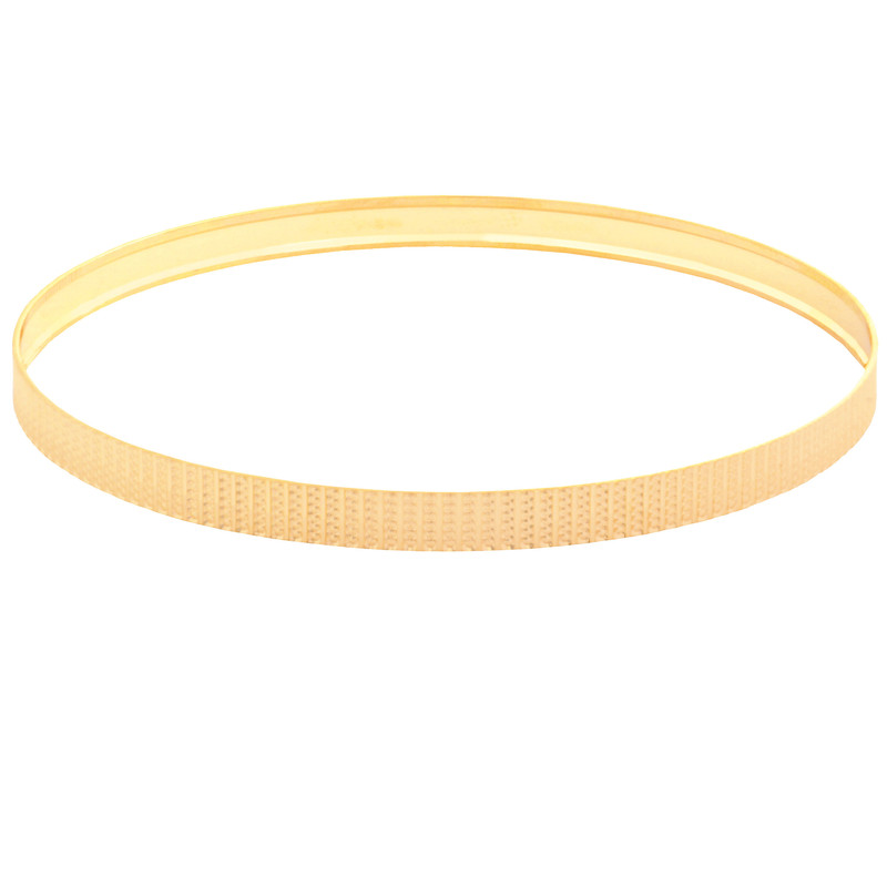 النگو طلا 18 عیار زنانه طلای مستجابی مدل اسپرلوس کد 4008 سایز 2