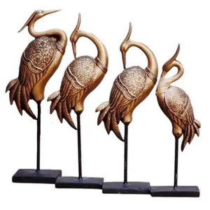 مجسمه طرح فلامینگو مدل 027 مجموعه 4 عددی