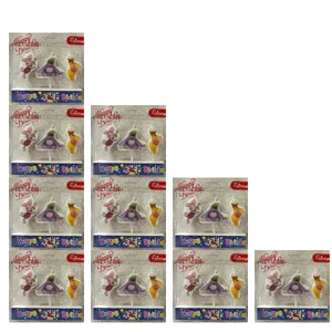 شمع تولد روژان مدل پوو بسته 10 عددی