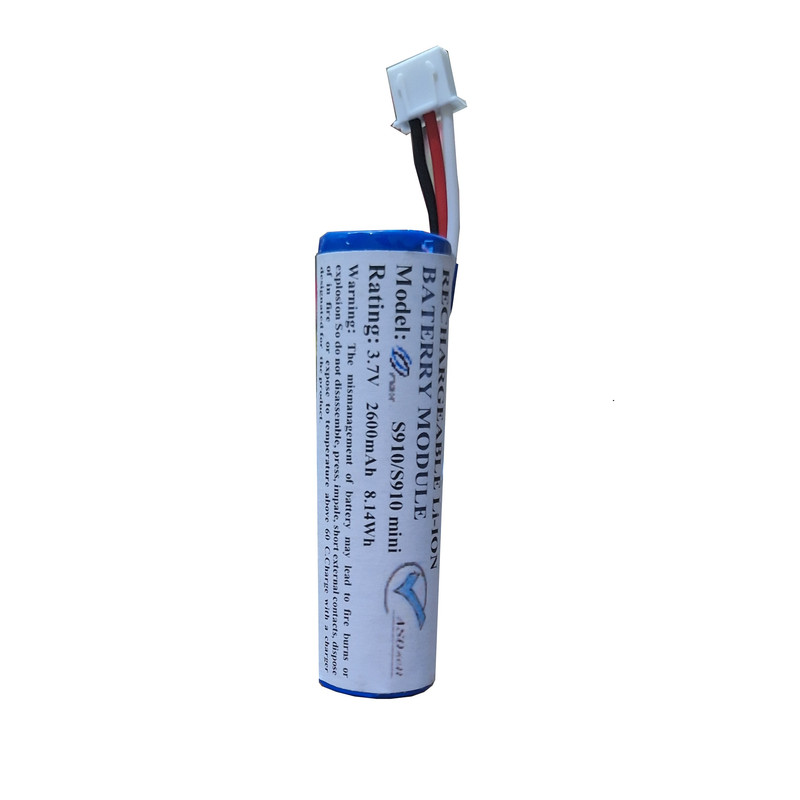 باتری لیتیوم یون پکس کد S910 ظرفیت 2600 میلی آمپر ساعت مناسب برای دستگاه کارتخوان پکس S910