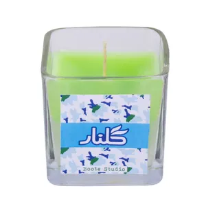 شمع معطر مدل نوستالژیک صابون گلنار