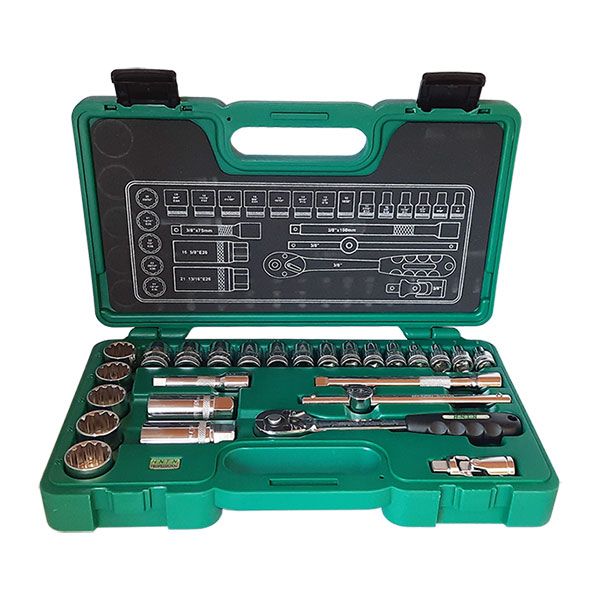 مجموعه 26 عددی بکس هانیتون مدل AR-HN26 سایز 3/8 اینچ