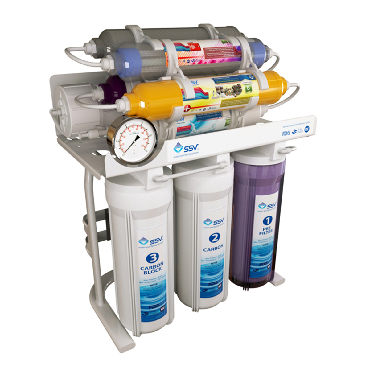 دستگاه تصفیه کننده آب اس اس وی مدل MaxTec X900 به همراه فیلتر بسته 4 عددی