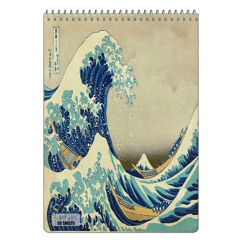 دفتر نقاشی 50 برگ سیمی کارنیکا طرح نقاشی های معروف Famous Paintings کد 25950