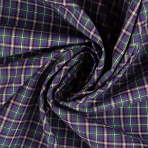 پارچه لباس مدل  پیراهنی چهارخانه 6