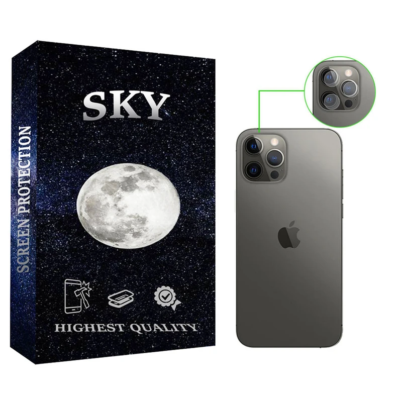 محافظ لنز دوربین اسکای مدل LZ-01 مناسب برای گوشی موبایل اپل Iphone 12 Pro Max