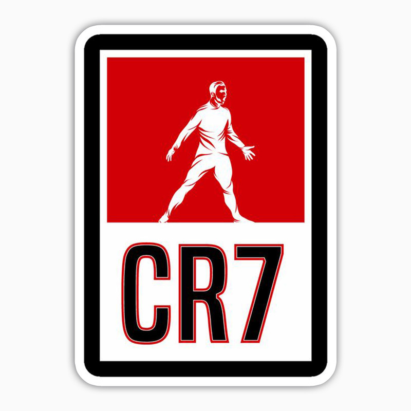 استیکر لپ تاپ و موبایل بووم طرح رونالدو مدل CR7 کد JD26 