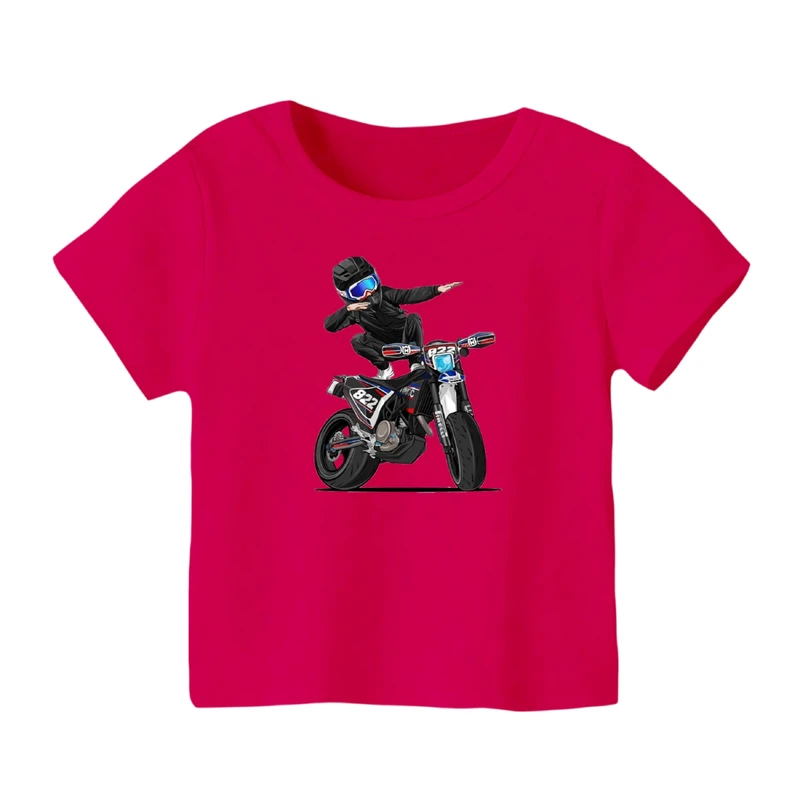 تی شرت آستین کوتاه بچگانه مدل موتور