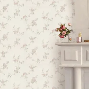 کاغذ دیواری مدل گلدار 