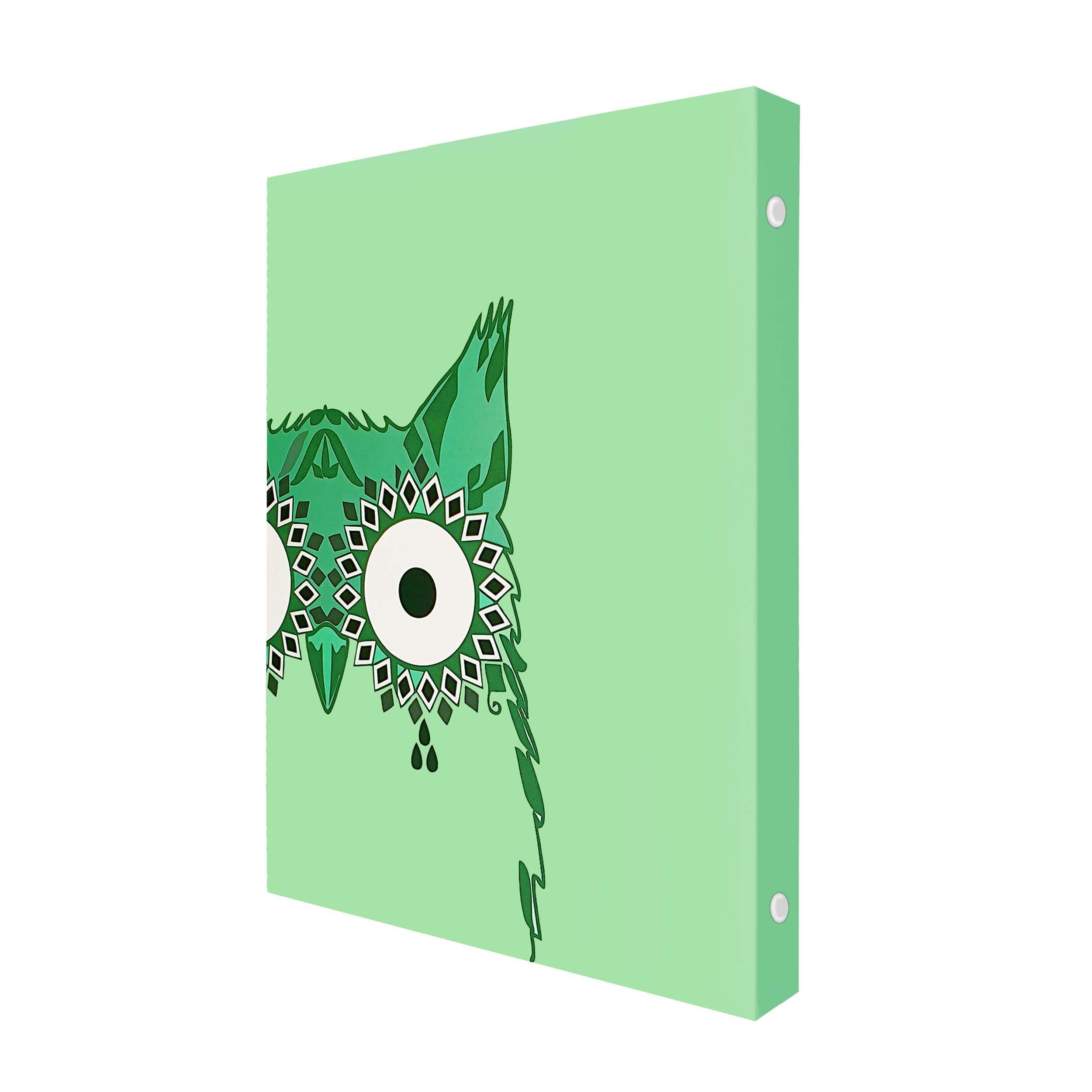 دفتر کلاسوری 100 برگ پدیده نقش مدل 26 حلقه طرح جغد