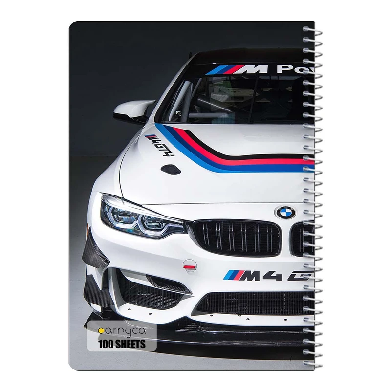دفتر مشق 100 برگ سیمی کارنیکا طرح ب ام و BMW کد 27048