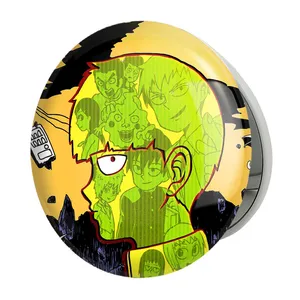 آینه جیبی خندالو طرح شییکو انیمه موب سایکو Mob Psycho 100 مدل تاشو کد 24453 
