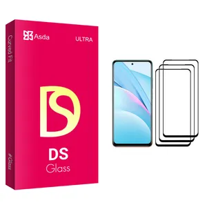 Asda DS glass Screen Protector For Xiaomi Mi 10T Lite 5G Pack Of 3