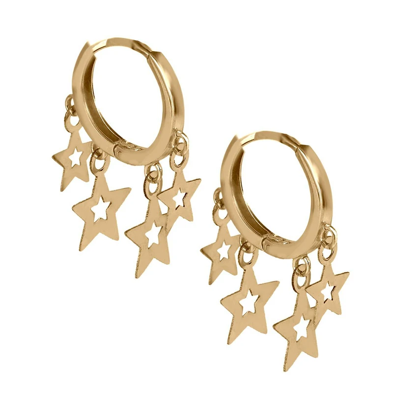گوشواره طلا 18 عیار گالری مرجان مدل 0892
