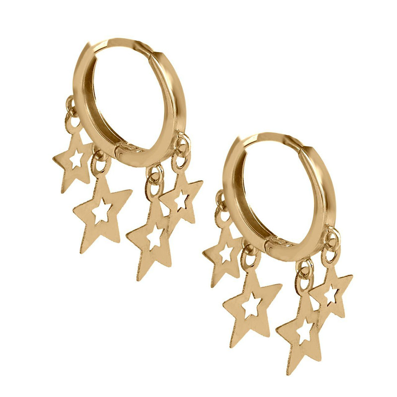 گوشواره طلا 18 عیار گالری مرجان مدل 0892