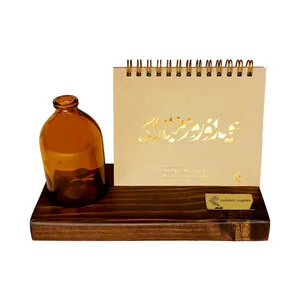 تقویم رومیزی سال 1401 پدیده نقش مدل colored plant place عید نوروز