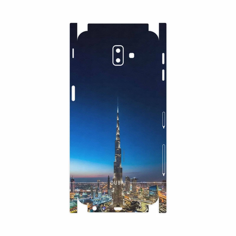 برچسب پوششی ماهوت مدل Dubai City-FullSkin مناسب برای گوشی موبایل سامسونگ Galaxy J6 Plus
