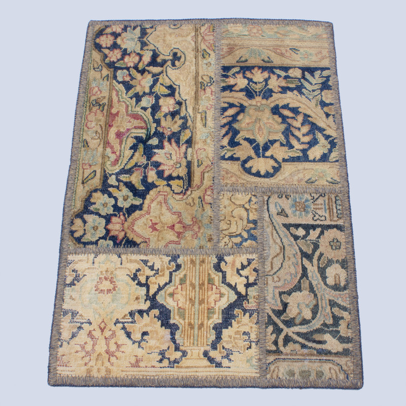 کلاژ فرش دستباف نیم متری مدل کرمان کد 13888 کلاژ فرش دستباف نیم متری مدل کرمان کد 13888