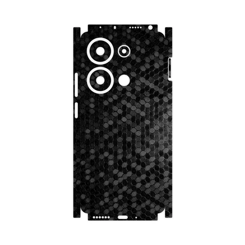 برچسب پوششی ماهوت مدل Honey-Comb-Circle-FullSkin مناسب برای گوشی موبایل شیائومی Poco M6 Pro 4G