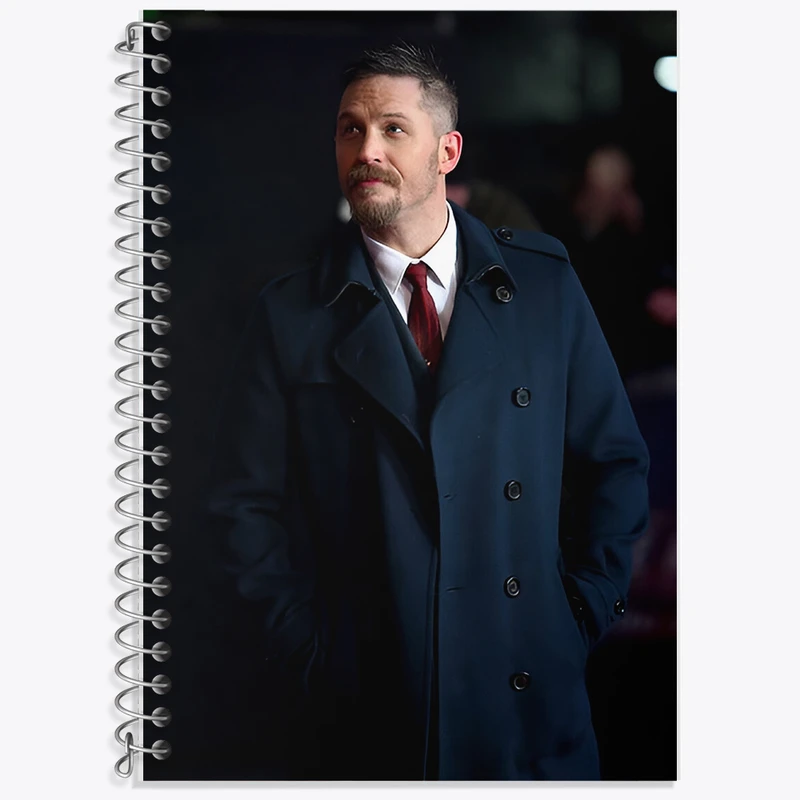 دفتر زبان 50 برگ خندالو مدل دو خط طرح تام هاردی (Tom Hardy) کد F7448