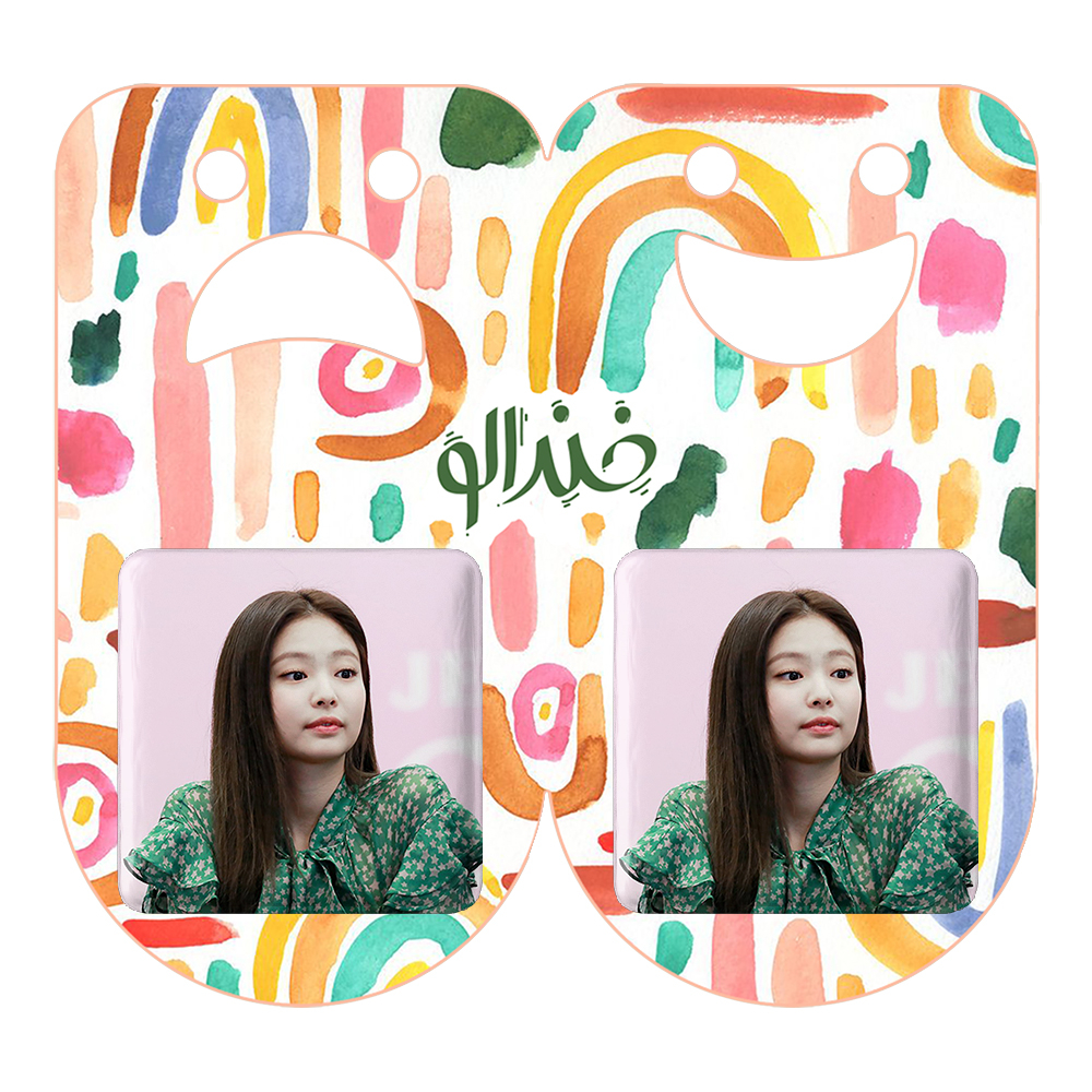 پیکسل خندالو مدل جنی بلک پینک کد 14065 به همراه مگنت