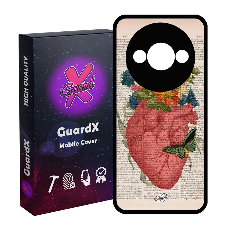 کاور گارد ایکس طرح قلب مناسب برای گوشی موبایل شیائومی Redmi A3 4G/ A3X 4G/ Poco C61