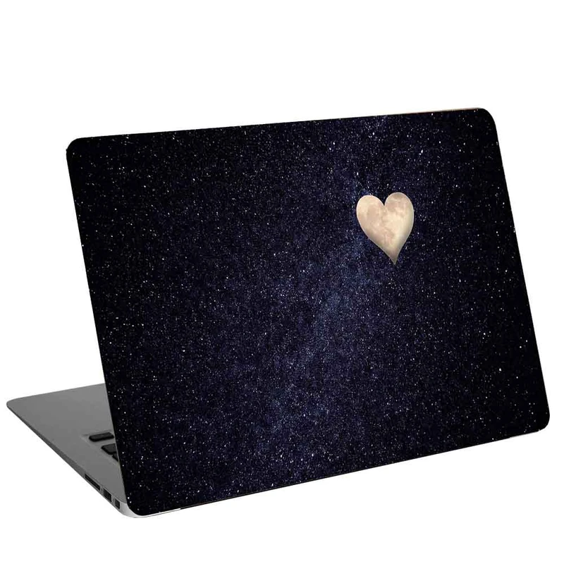 استیکر لپ تاپ طرح heart moon night sky کد cl-293 مناسب برای لپ تاپ 15.6 اینچ