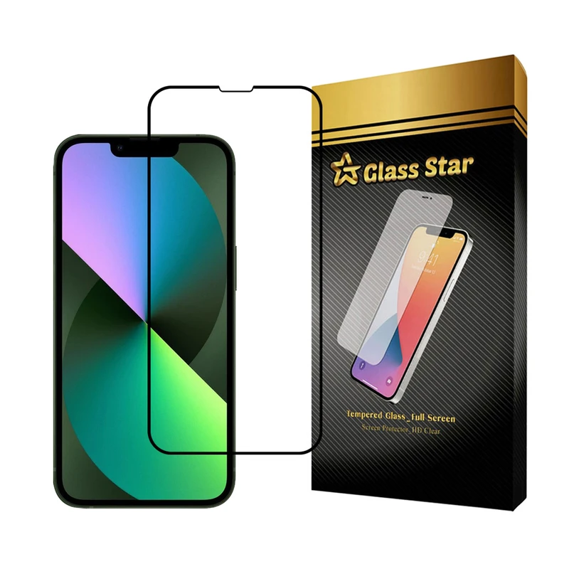محافظ صفحه نمایش گلس استار مدل FULSLGS مناسب برای گوشی موبایل اپل  iPhone 13 mini